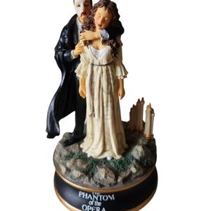 Phantom of the Opera Music Box- Christine with Phantom/Erik
